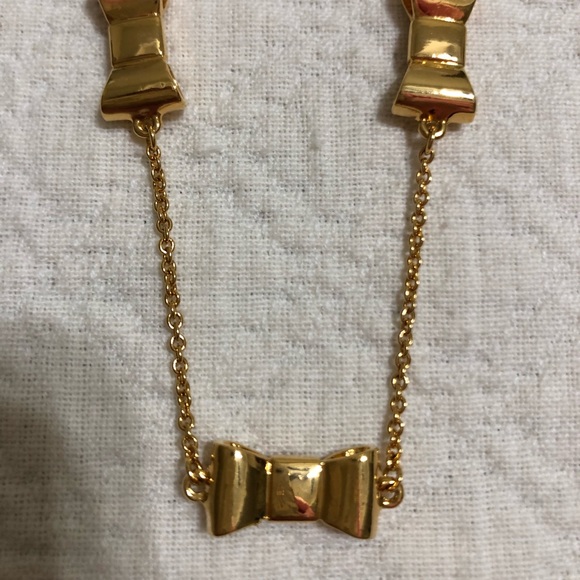 Kate Spade Gold Bow Necklace - Picture 7 of 11